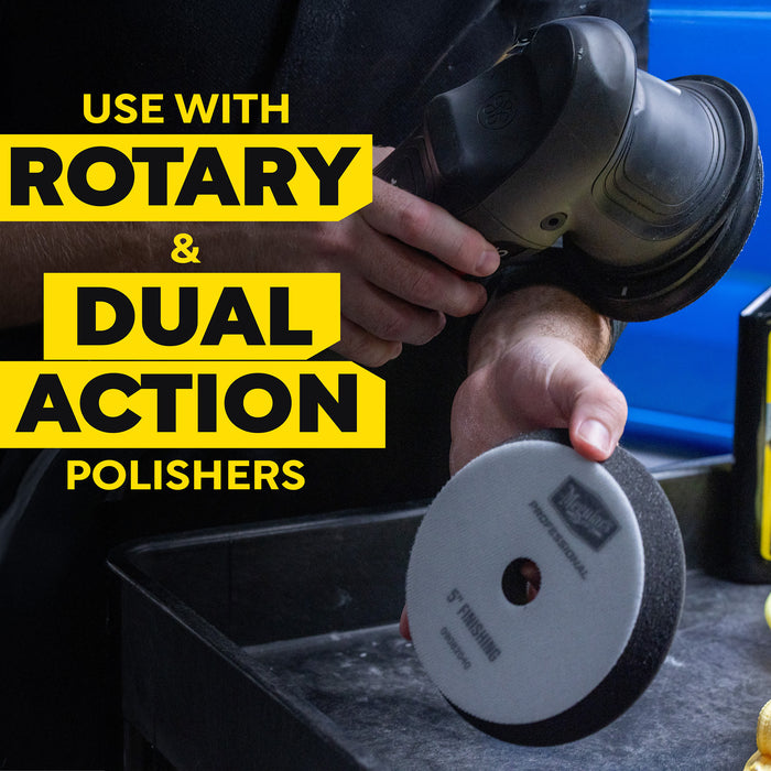 Meguiar's Professional Foam Finishing Pads, M5FFP2 - 5", Black (2 pack)