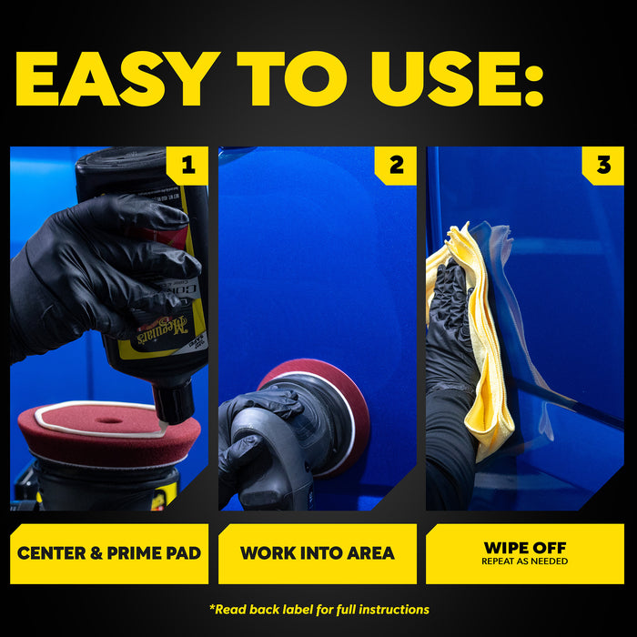 Meguiar's Professional Foam Compounding Pads, M5CFP2 - 5", Red (2 pack)