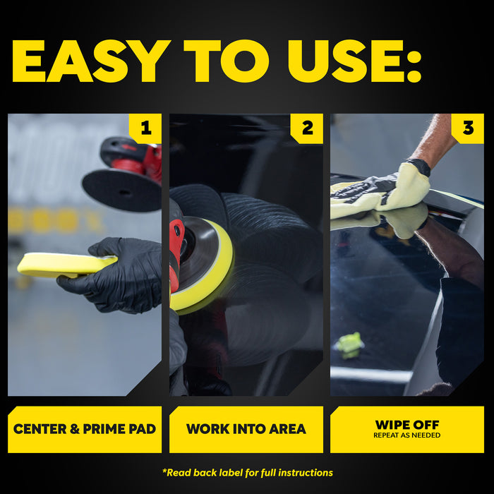 Meguiar's Professional Foam Polishing Pads, M6PFP2 - 6", Yellow (2 pack)