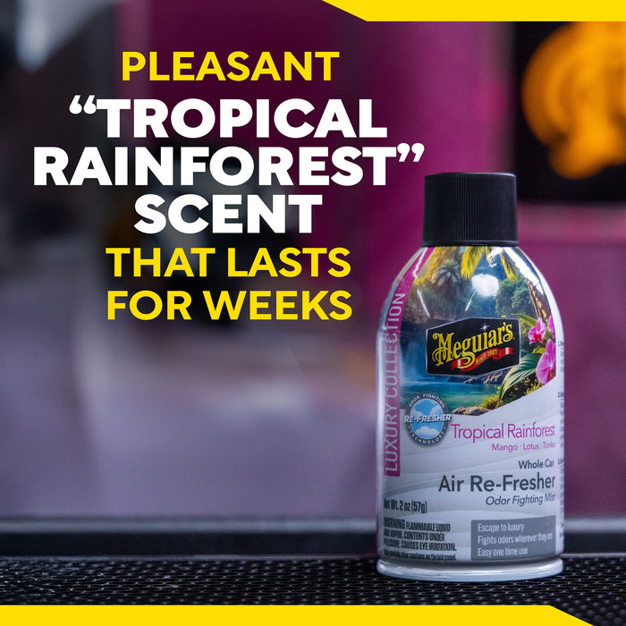 Meguiar's Whole Car Air Refresher Odor Eliminator - Tropical Rainforest Scent