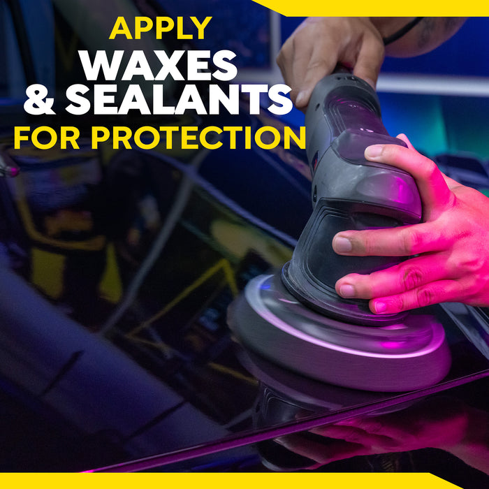 Meguiar's Professional Foam Finishing Pads, M6FFP2 - 6", Black (2 pack)