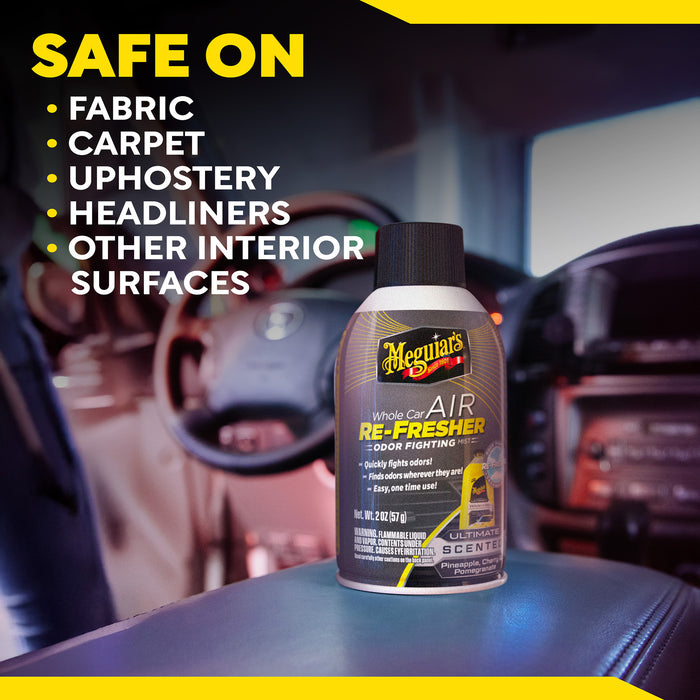 Meguiar's Whole Car Air Refresher - Ultimate Scent (Pinapple, Cherry & Pomegranate)