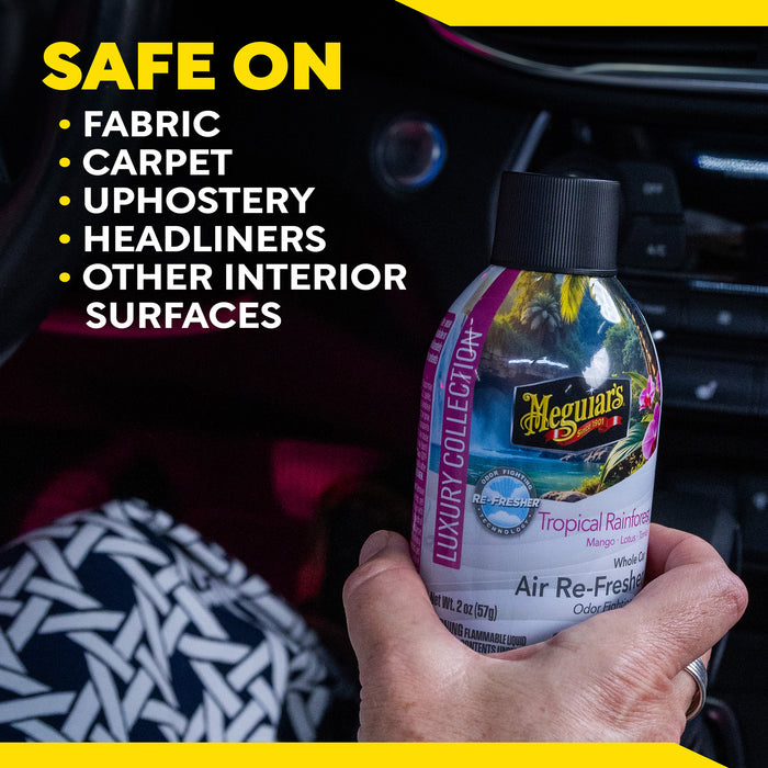 Meguiar's Whole Car Air Refresher Odor Eliminator - Tropical Rainforest Scent