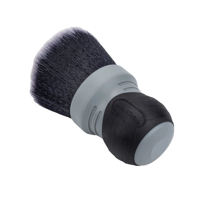MaxShine Curved Grip XL Detailing Brush - Ultra Soft Bristle - Gray