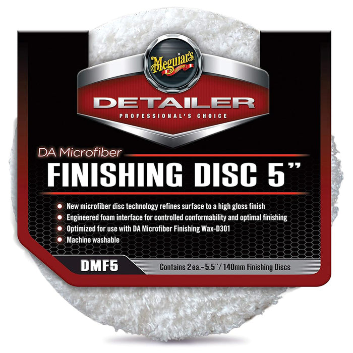 Meguiar's DA Microfiber Finishing Discs, DMF5 - 5" (2 pack)