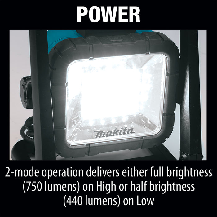 Makita 18V LXT Lithium-Ion Cordless/Corded 20 LED Work Light (Light Only)