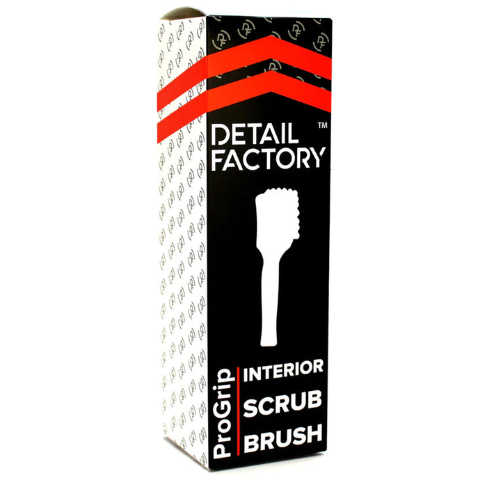 Detail Factory ProGrip Interior Scrub Brush, Black/Gray