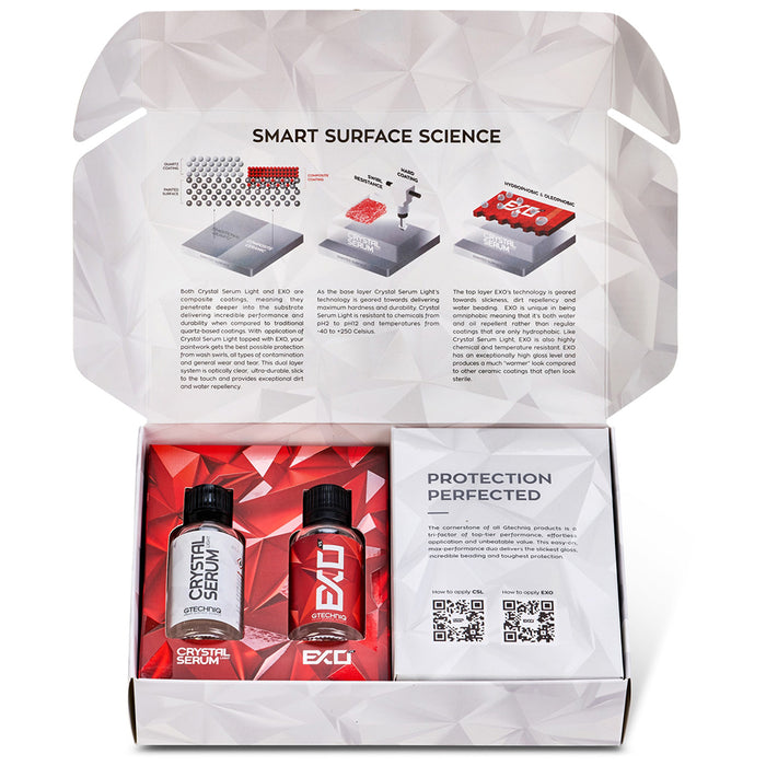 Gtechniq Complete Ceramic Coating Kit (EXO + Crystal Serum Light) - 30 ml kit