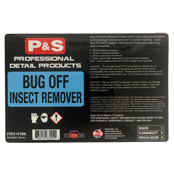 P&S Bottle Label - Bug Off