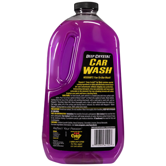 Meguiar's Deep Crystal Car Wash, G10464 - 64 oz.