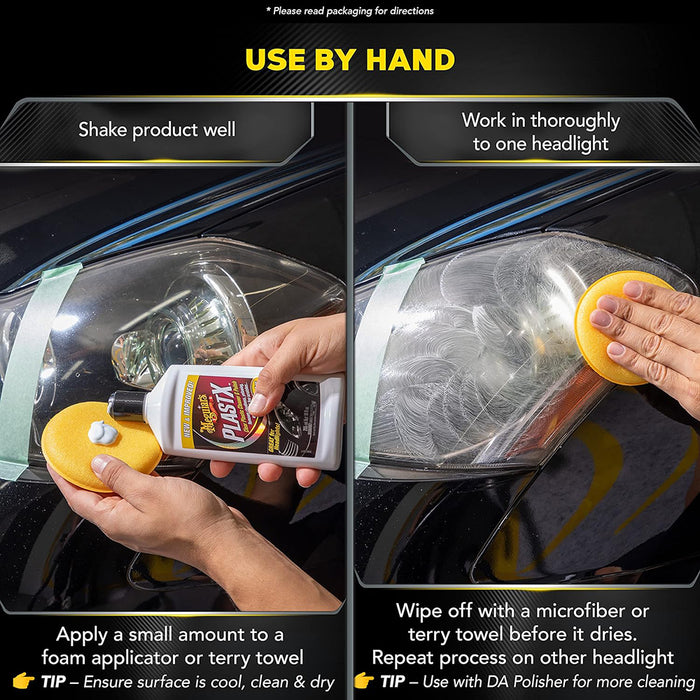 Meguiar's PlastX Clear Plastic Cleaner & Polish, G12310 - 10 oz.