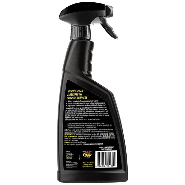 Meguiar's Quik Detailer Interior, G13616 - 16 oz.