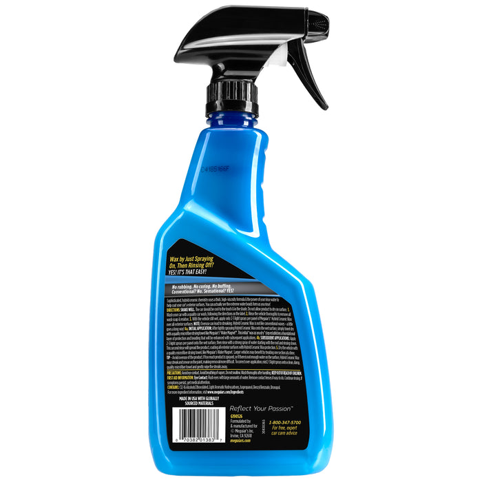 Meguiar's Hybrid Ceramic Spray Wax, G190526 - 26 oz.