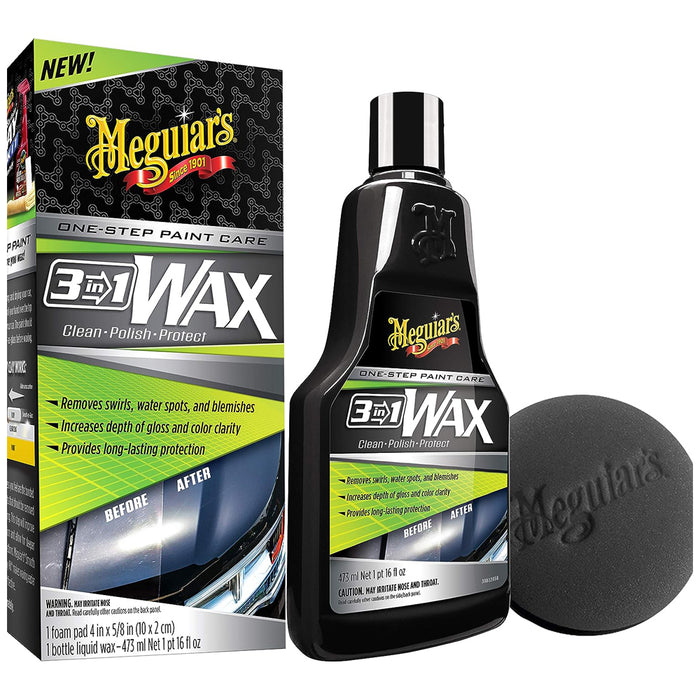 Meguiar's 3 in 1 Wax, G191016 - 16 oz.