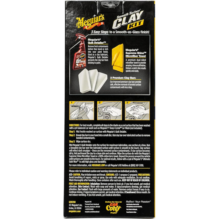 Meguiar's Smooth Surface Clay Kit, G191700