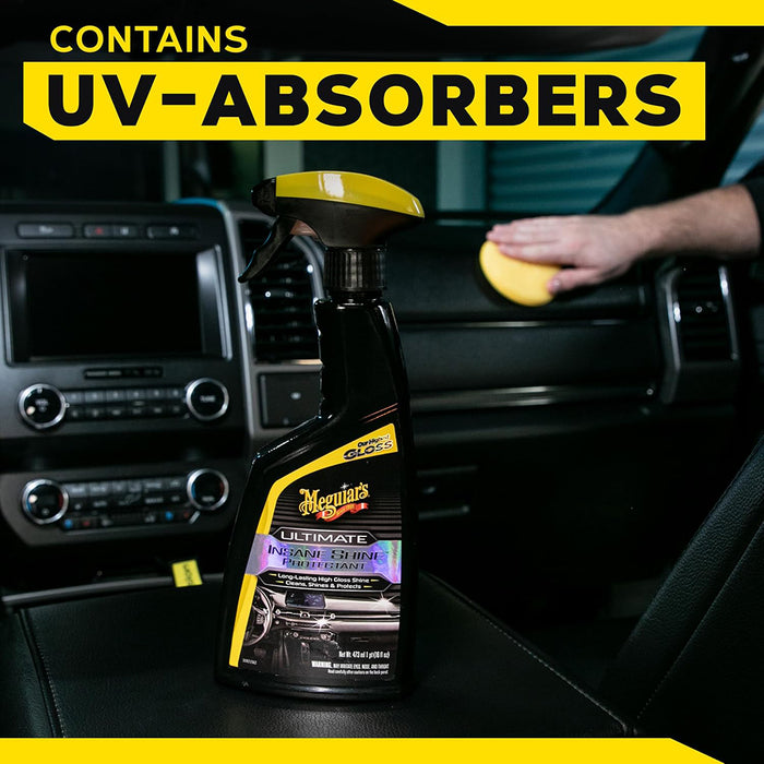 Meguiar's Ultimate Insane Shine Protectant Spray, G220216 - 16 oz.
