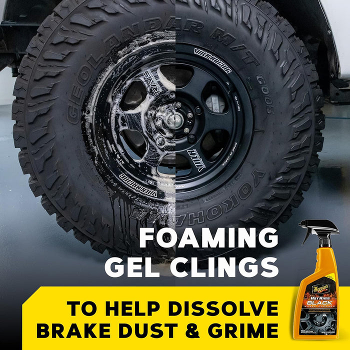 Meguiar's Hot Rims Black Wheel Cleaner, G230524 - 24 oz.