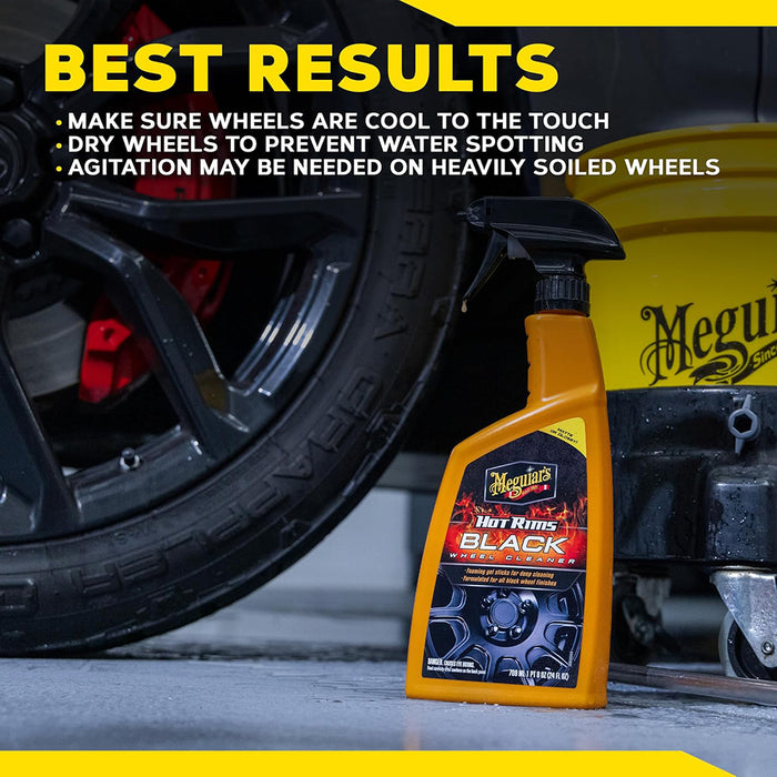 Meguiar's Hot Rims Black Wheel Cleaner, G230524 - 24 oz.