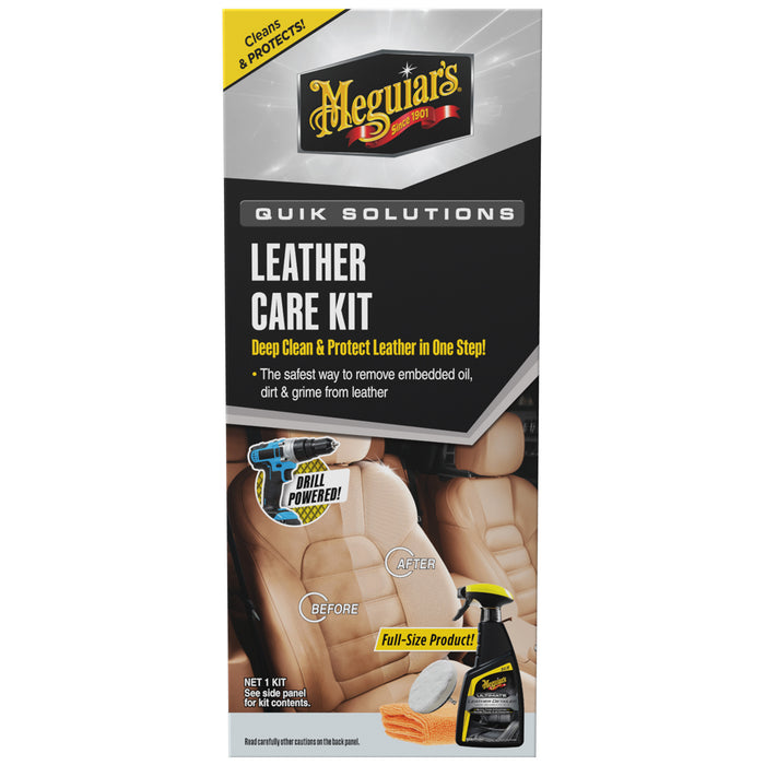 Meguiar's Quik Solutions Leather Care Kit