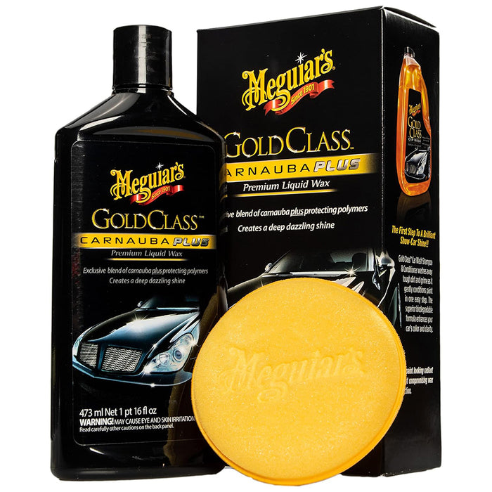 Meguiar's Gold Class Carnauba Plus Premium Liquid Wax, G7016 - 16 oz.