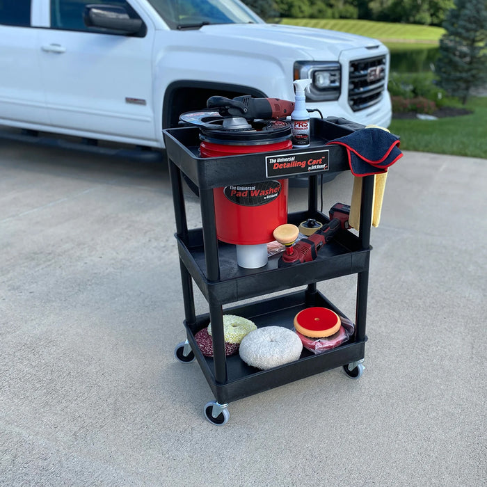 Grit Guard Universal Detail Cart with Pad Washer