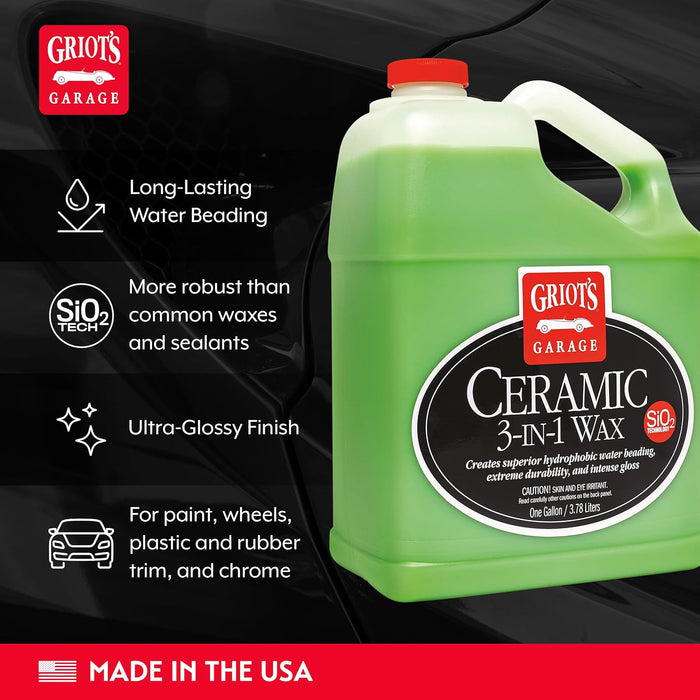 Griot's Garage Ceramic 3-in-1 Wax - 1 gal.