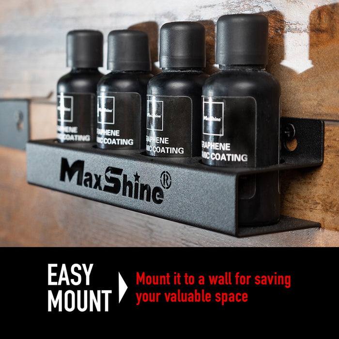 MaxShine Ceramic Coating Holder, Wall Mounted 4 Hole