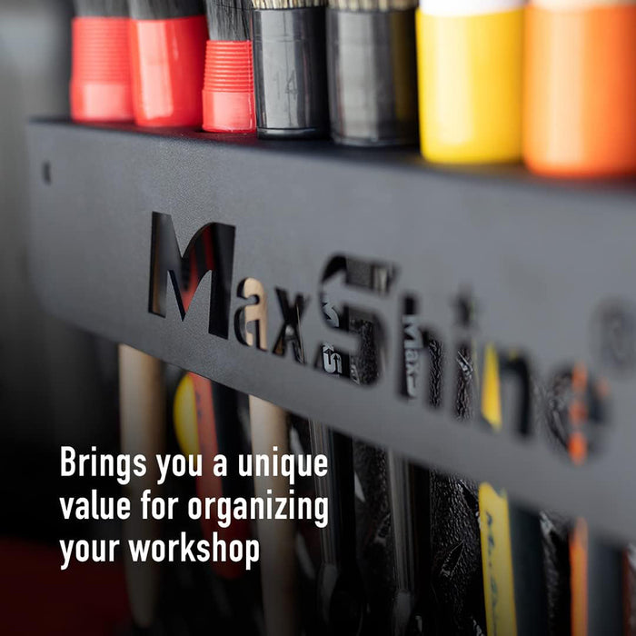 MaxShine Detailing Brush Holder, 10 Hole