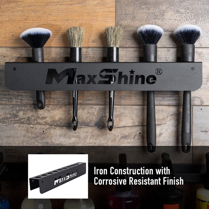 MaxShine Detailing Brush Holder, 10 Hole
