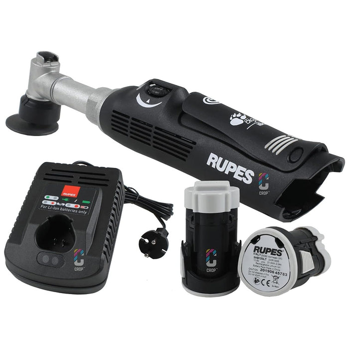 RUPES Bigfoot Nano iBrid Polisher, Short Neck Kit HR81M/STB - includes Battery + Charger