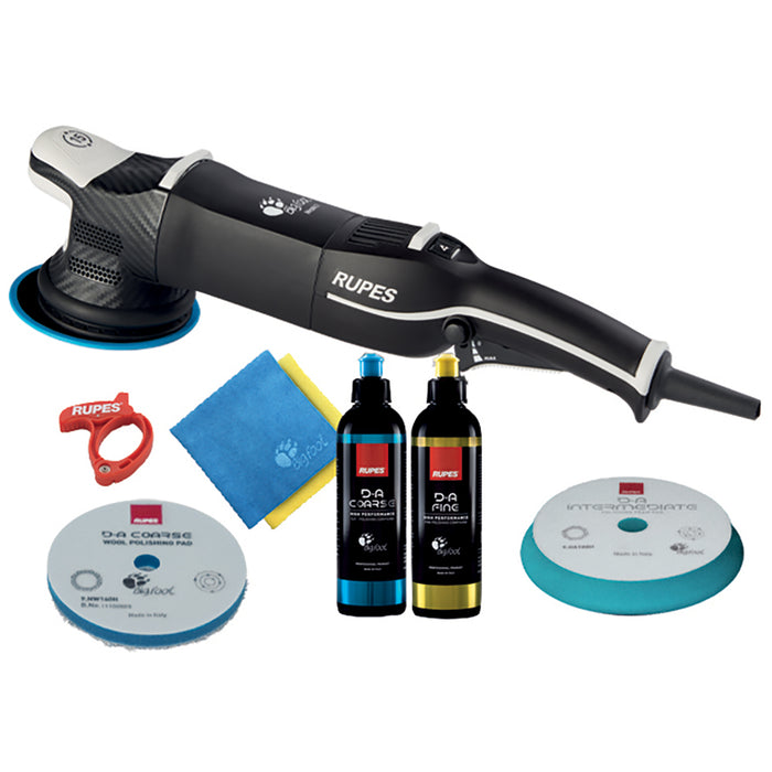 RUPES Bigfoot Mark V 5-inch Random Orbital Polisher Starter Kit, 15mm orbit, LHR15V/US/BAS