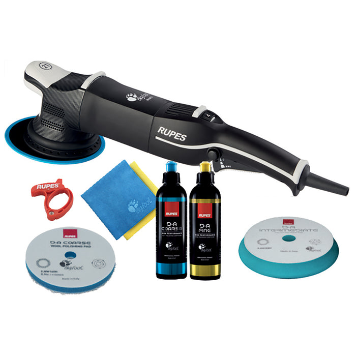 RUPES Bigfoot Mark V 6-inch Random Orbital Polisher Starter Kit, 21mm orbit, LHR21V/US/BAS
