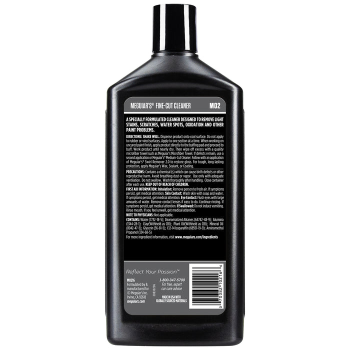 Meguiar's Fine Cut Cleaner #2, M0216 - 16 oz.
