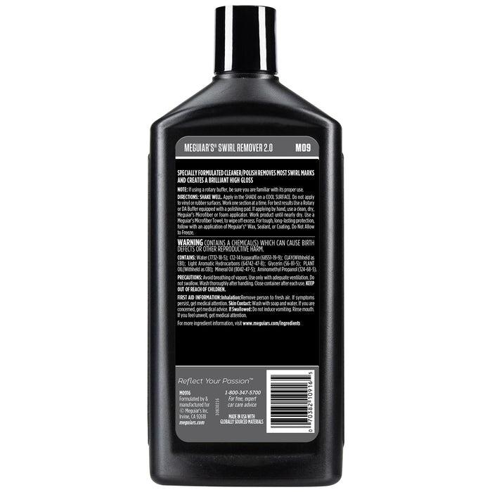Meguiar's Swirl Remover 2.0 #9, M0916 - 16 oz.