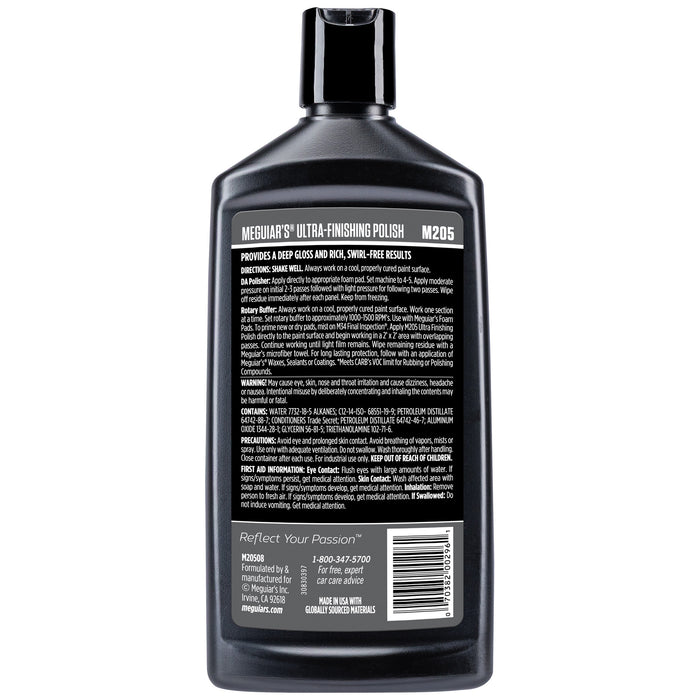 Meguiar's Professional Ultra Finishing Polish M205 - 8 oz