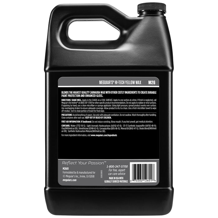 Meguiar's Professional Hi-Tech Yellow Wax M26 - 1 gal