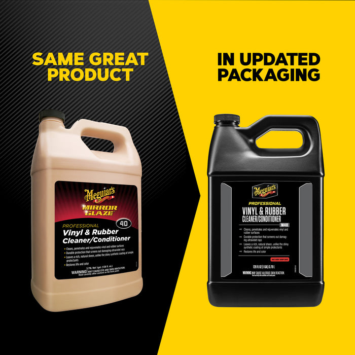 Meguiar's Vinyl & Rubber Cleaner/Conditioner #40, M4001 - 1 gal.