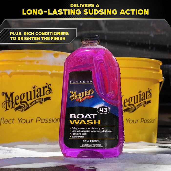 Meguiar's Marine/RV Wash #43, M4364 - 64 oz.