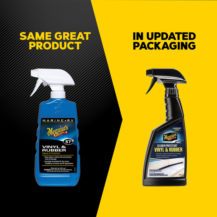 Meguiar's Marine/RV Vinyl & Rubber Cleaner/Conditioner #57, M5716 - 16 oz.