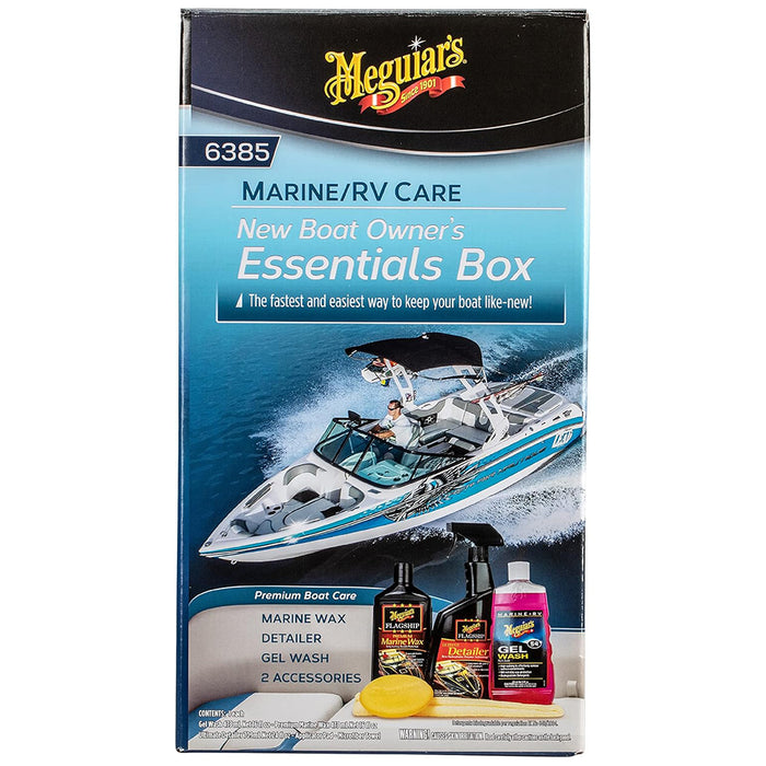 Meguiar's Marine/RV New Boat Owner's Essentials Box, M6385