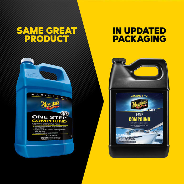 Meguiar's Marine/RV One Step Compound #67, M6701 - 1 gal.