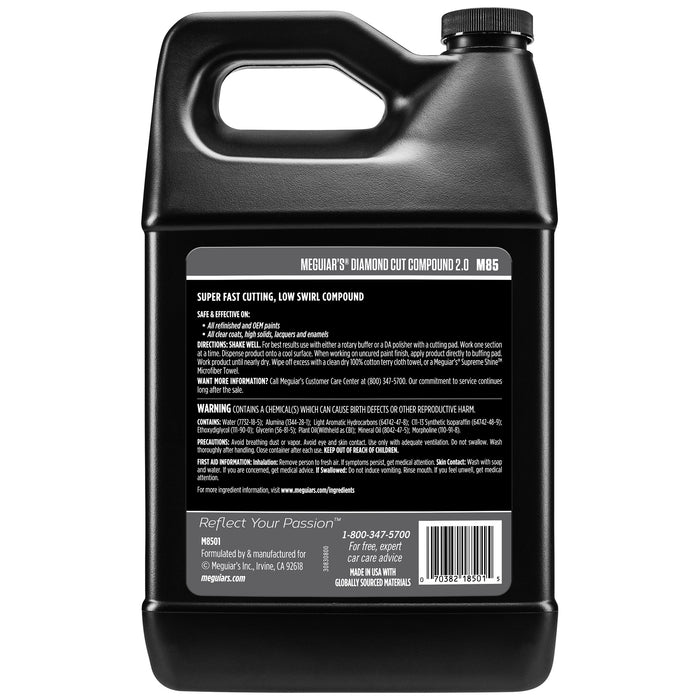 Meguiar's Professional Diamond Cut Compound 2.0 M85 - 1 gal
