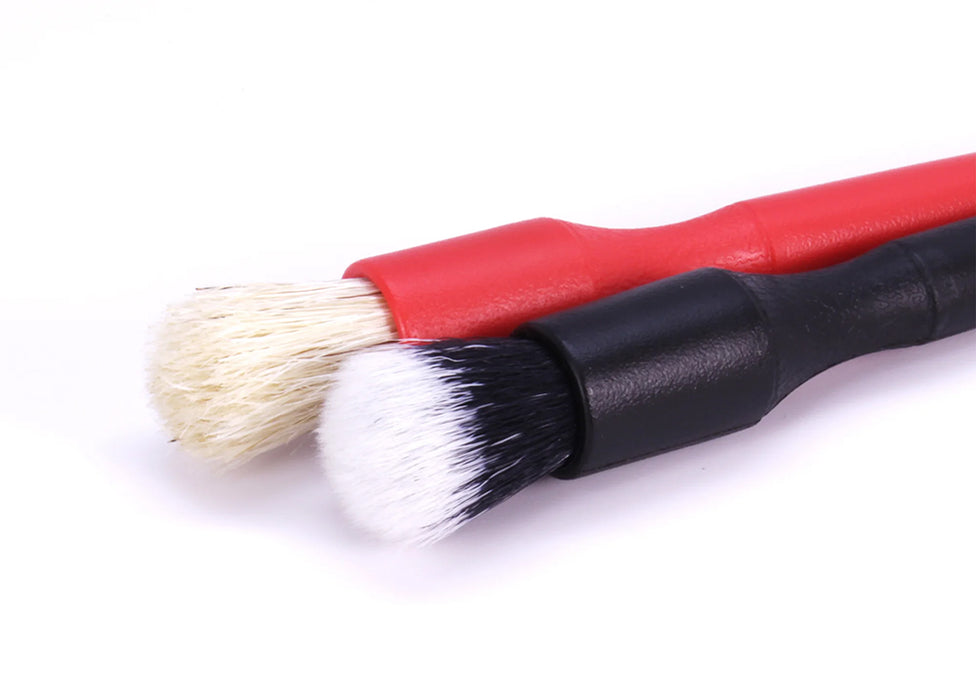 Detail Factory Crevice Brush Set - Black/Red