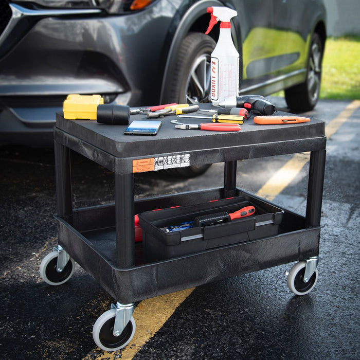 Luxor Mobile Mechanic's Seat - Black