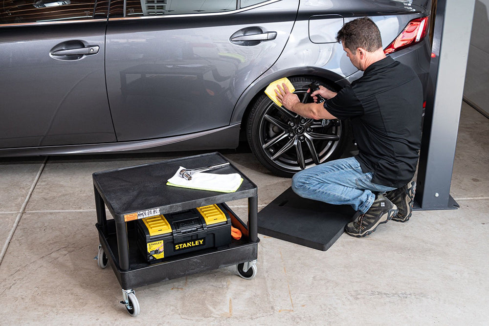 Luxor Mobile Mechanic's Seat - Black