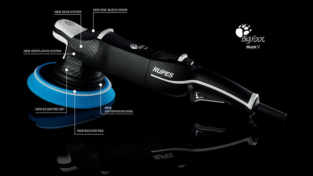 RUPES Bigfoot Mark V 6-inch Random Orbital Polisher, 21mm orbit, LHR21V/US/STD