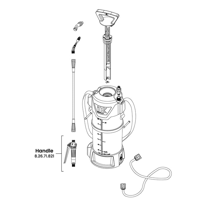 IK Multi Pro/Foam Pro Handle, #82671821