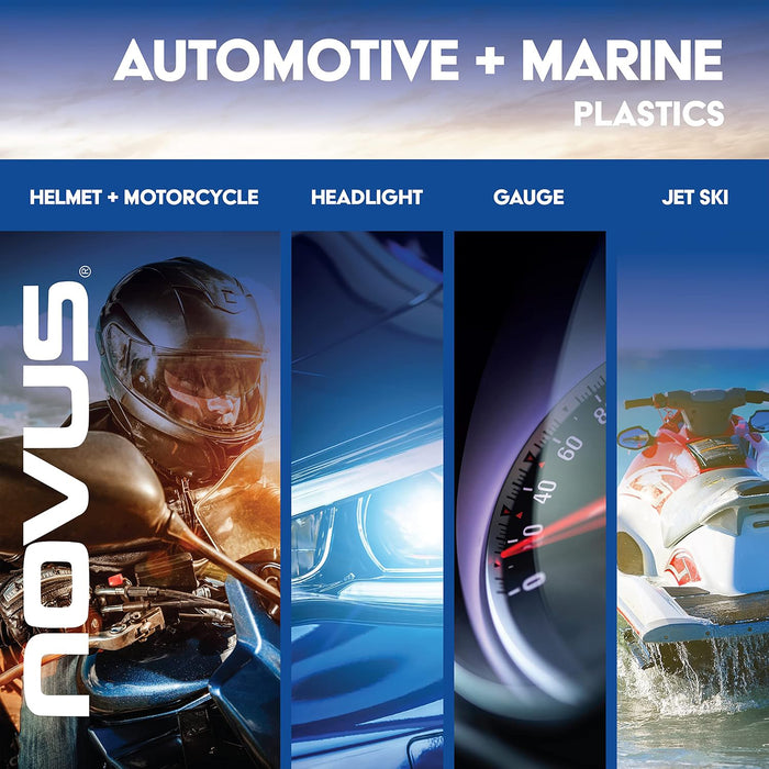 NOVUS Plastic Polish #1: Clean, Shine & Protect - 8 oz.