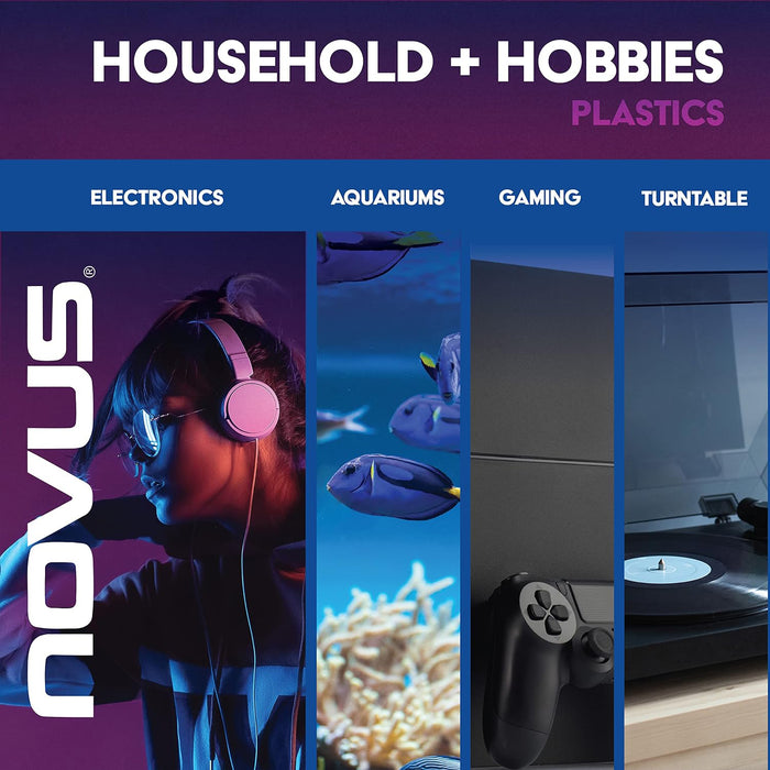 NOVUS Plastic Polish #1: Clean, Shine & Protect - 8 oz.