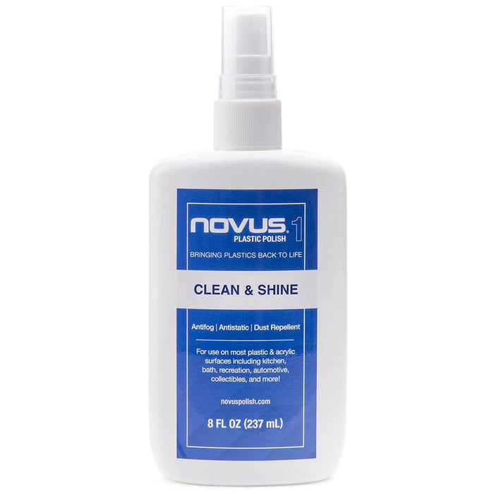 NOVUS Plastic Polish #1: Clean, Shine & Protect - 8 oz.